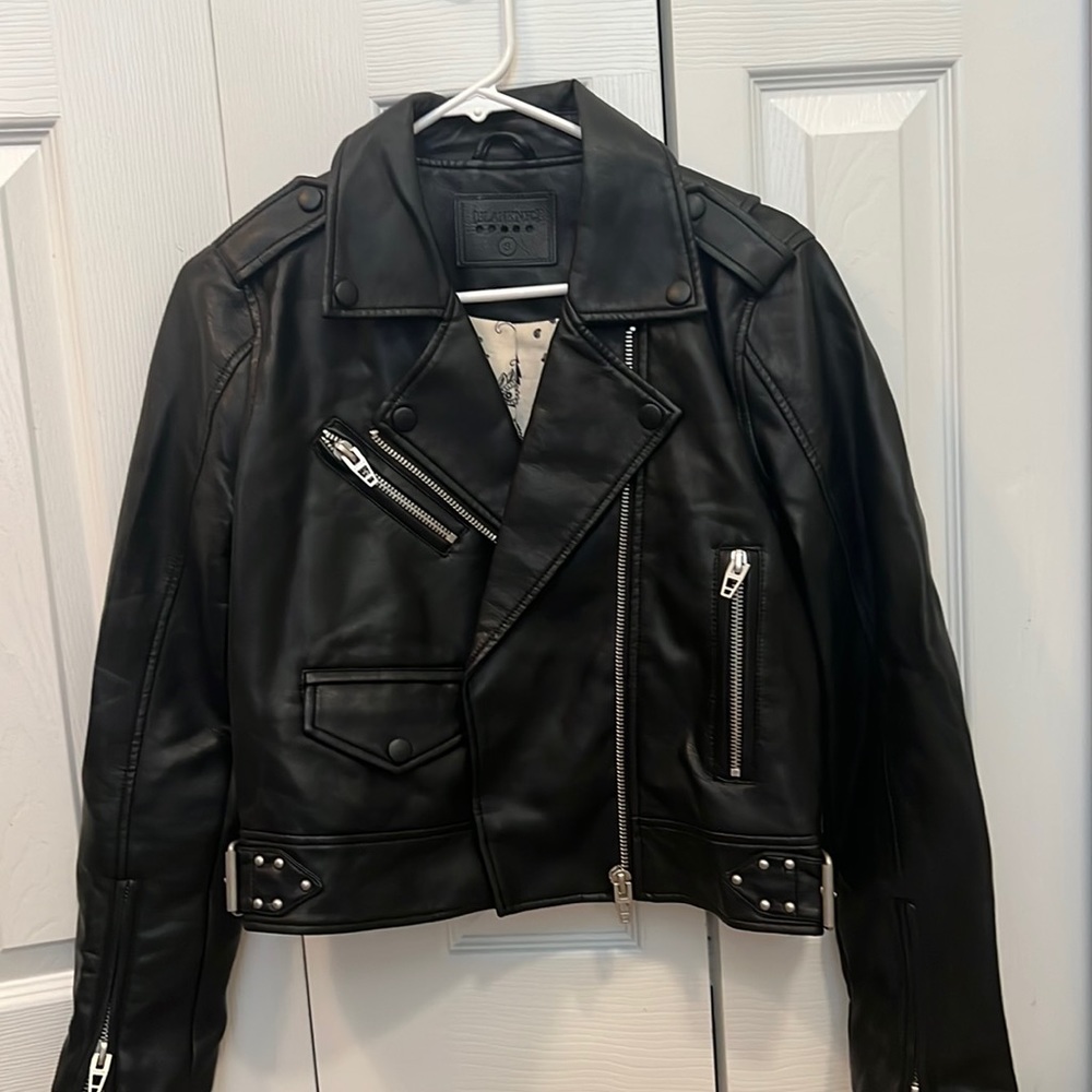 BlankNYC black leather jacket